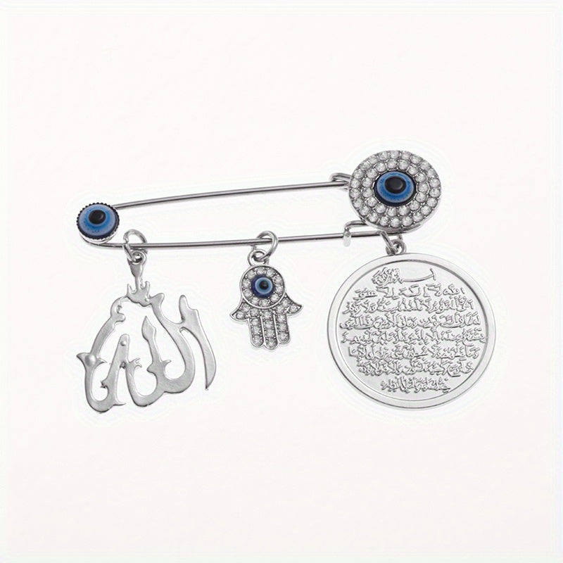 Vintage Allah Brooch - Lucky Amulet for Men
