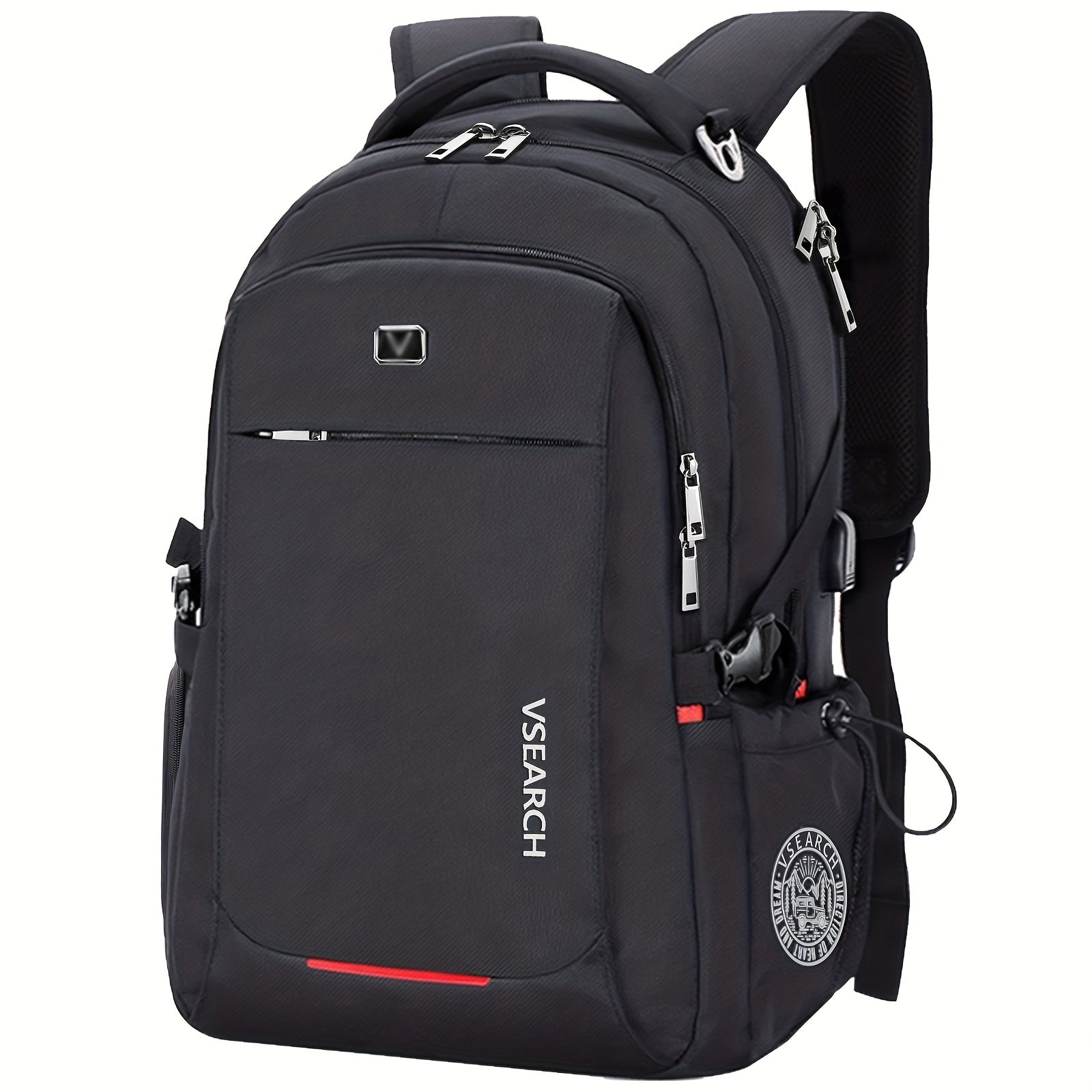 55L Laptop Backpack USB Charging Port Business Travel School Bag