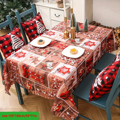 Christmas Printing Tablecloth Table Runner Christmas Tabletop Decorations