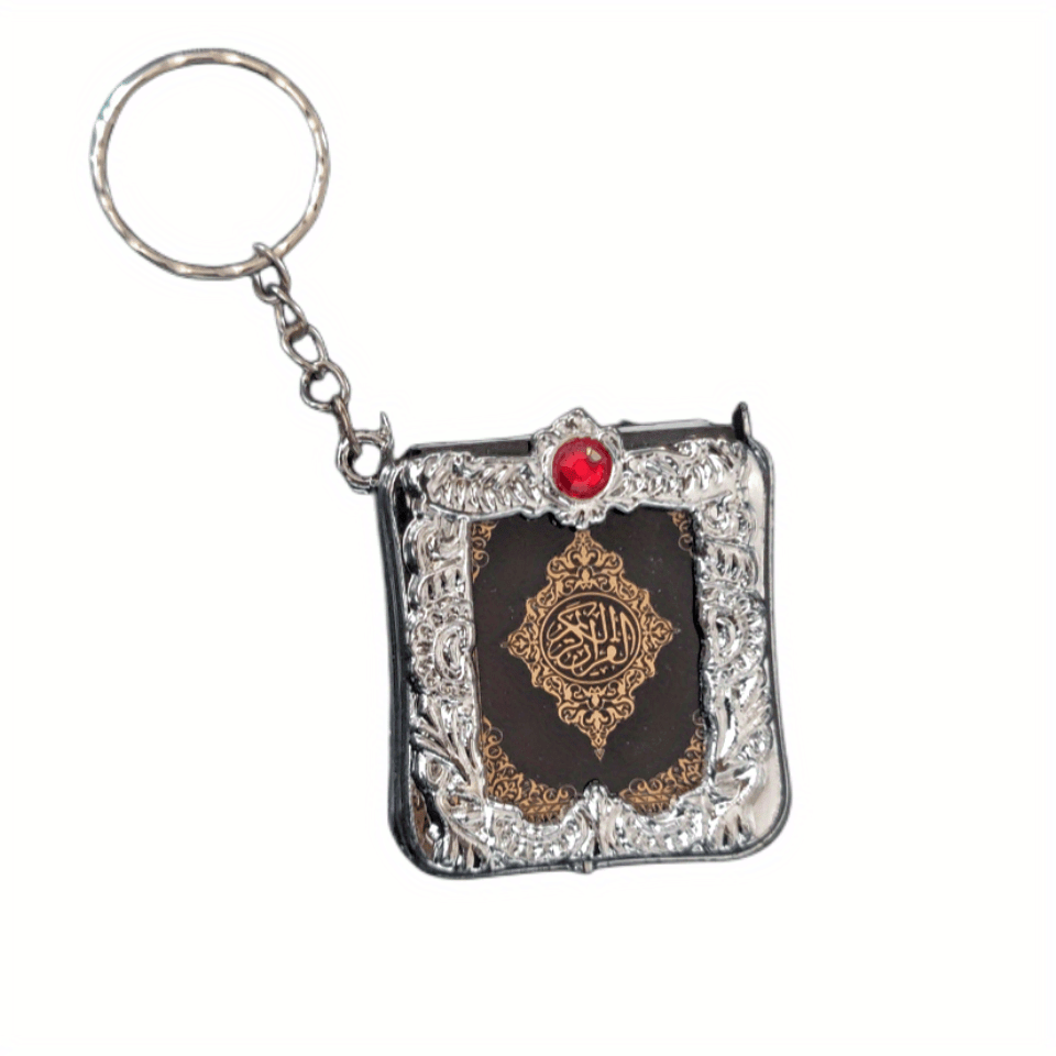 Mini Book Keychain For Men English Christmas Halloween Cross Car Keychain