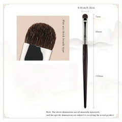 Flat Head Eye shadow Makeup Brush with Soft Synthetic Hairs