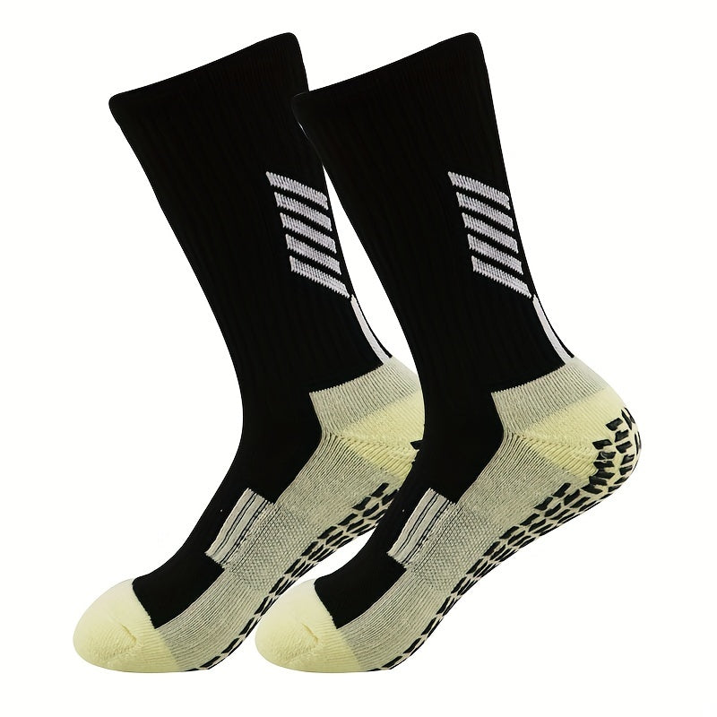 Striped Soccer Socks Sweat-absorbing Non-slip