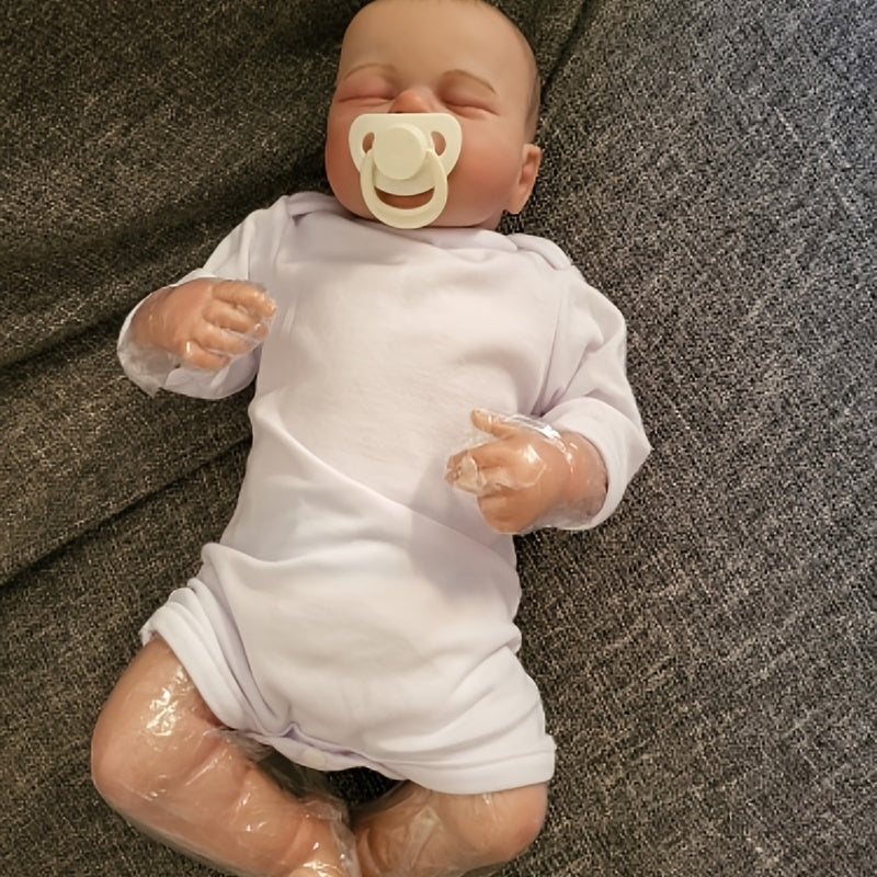Hand Painted 3D Skin Reborn Baby Doll 19inch Perfect Gift