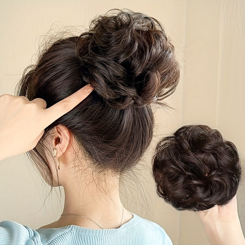 Curly Hair Bun Extension Messy Bun Hairpiece