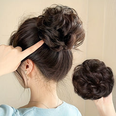 Curly Hair Bun Extension Messy Bun Hairpiece