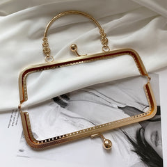 Metal Satchel Kiss Lock Bag Strap - DIY Evening Bag Strap Replacement