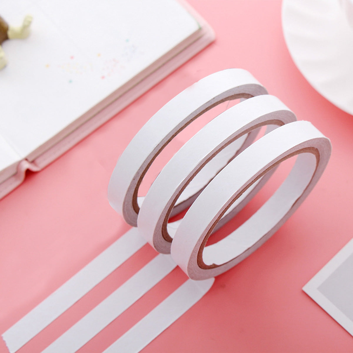 3pcs Double-sided Adhesive Tape for Card Making & Scrapbooking