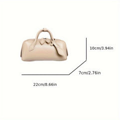 Women's Large Capacity Handbag with Vintage Style Zip Closure