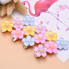 Resin Flower Hair Clip French Barrette Hair Accessories