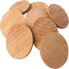 Round Wooden Coins 18 Inch 5pcs Natural Wood Chips DIY Art Crafts Projects
