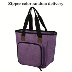 Crochet Needle Storage Bag Large Capacity Crochet Handbag