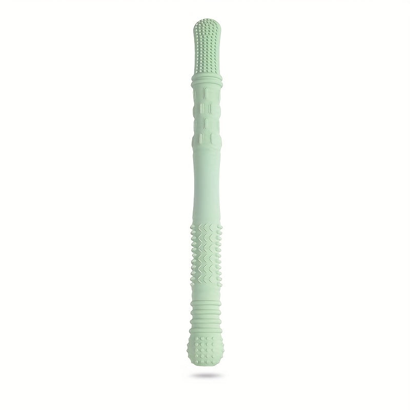 Silicone Teething Toy for Babies Kids Hollow Teether Tube Chew Straw Sensory