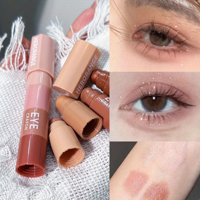 Eyeshadow Pen Earth Pearly Highlighter Stick Mini Travel Size