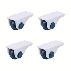 4pcs Storage Box Roller Wheels Sticky Wheels Household Furniture Casters