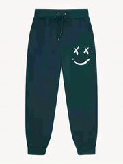 Grimace Pattern Men's Active Pants Drawstring Stretch Trousers