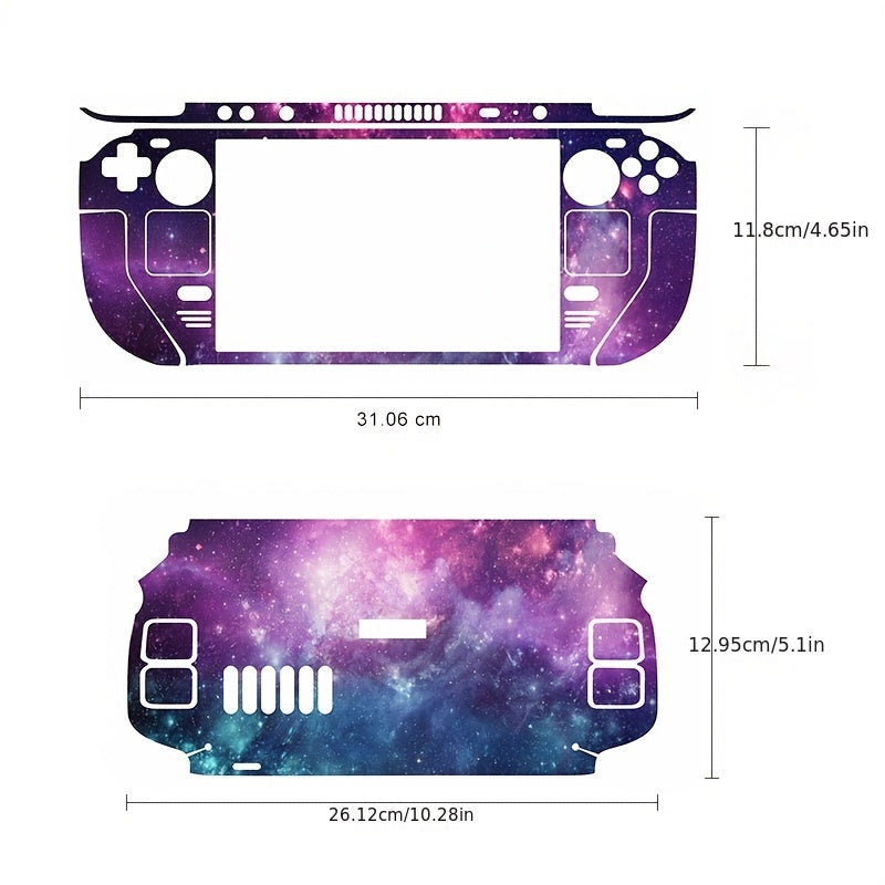 Protective Vinyl Skin For Steam Deck Console Full Set Decal Cover
