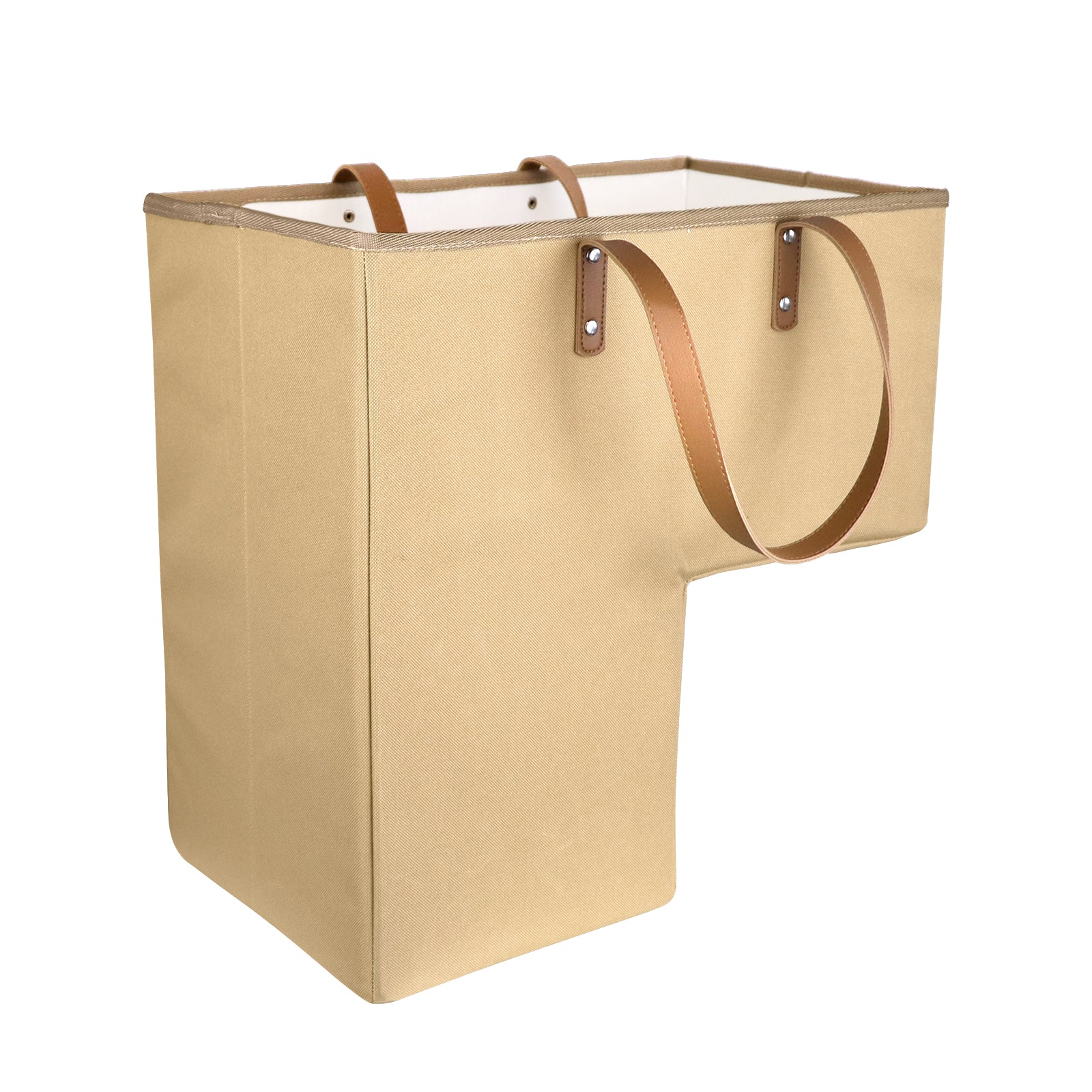 Stair Basket with Handles - Foldable Storage Solution for Stairs