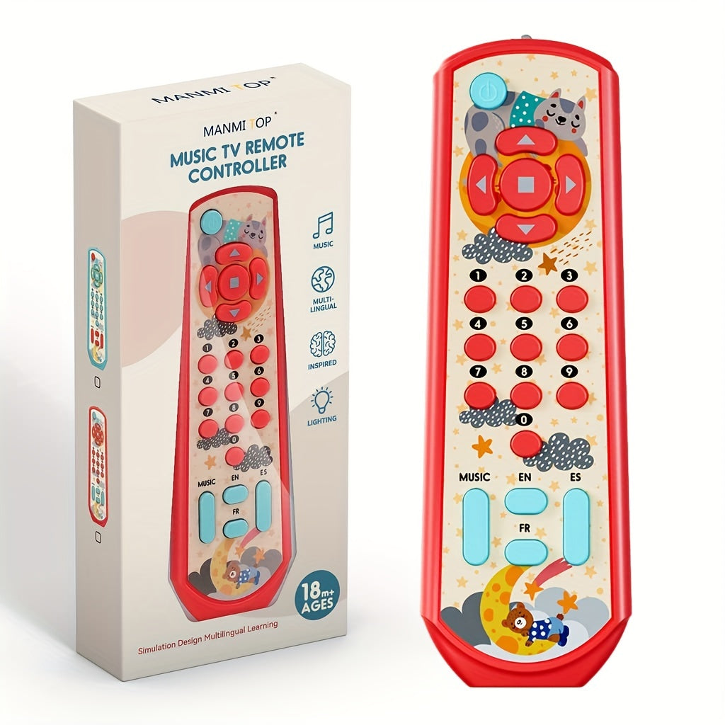 Early Educational TV Remote Control Baby Toy 6 Months Plus