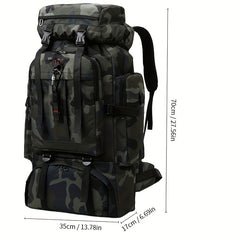 Waterproof 80L Backpack for Outdoor Hiking Camping