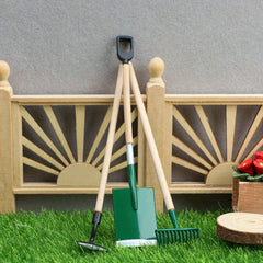 1:12 Scale Mini Gardening Tool Set for Doll House