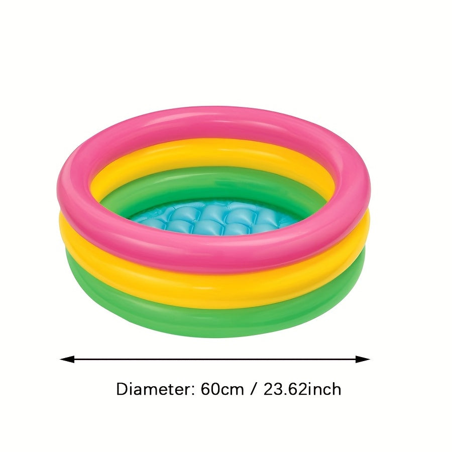 Summer Sunset Inflatable Pool Kids Water Swimming Pool Round Pools