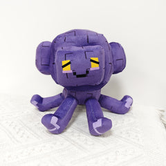Octopus Plush Toy Soft Purple Squid with Yellow Eyes - Perfect Gift