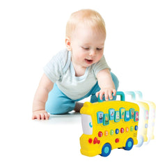 Animal Sounds Bus Toy for Toddlers
