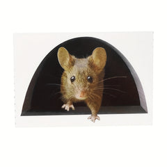 Realistic 3D Mouse Wall Decal - Fun and Unique Home Decor
