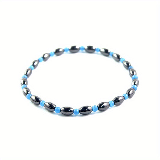Gallstone Beaded Anklet Energy Healing Bracelet