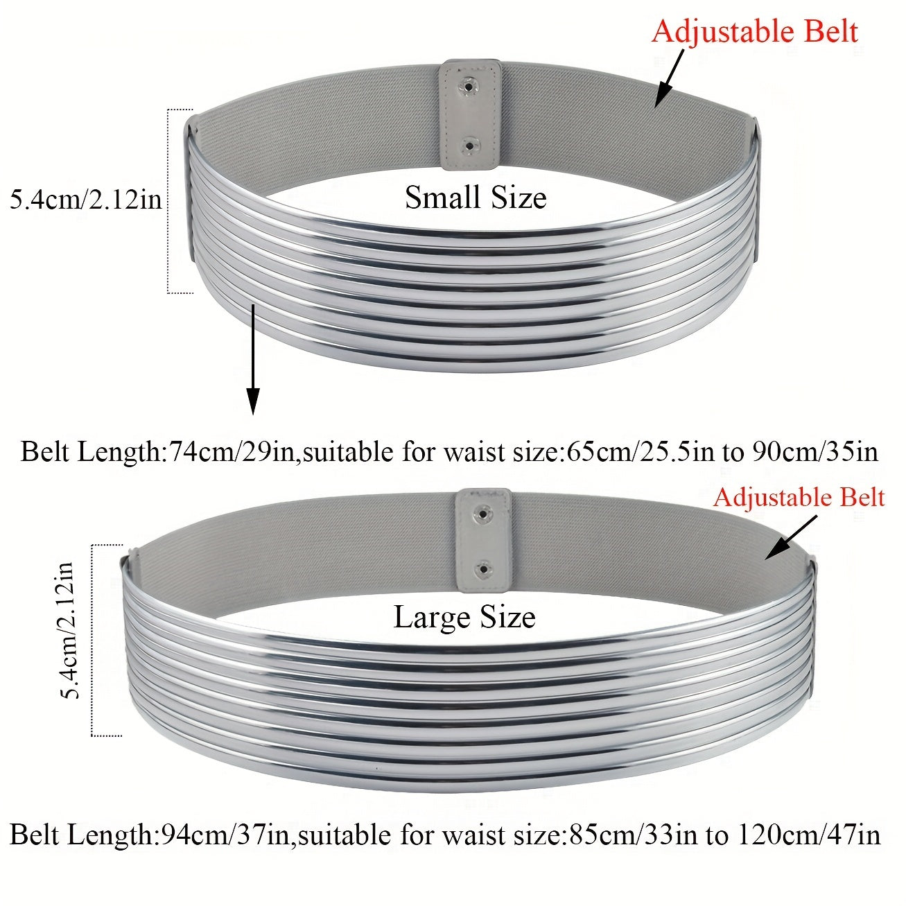 Steampunk Elastic Wide Belt Vintage Waistband for Women