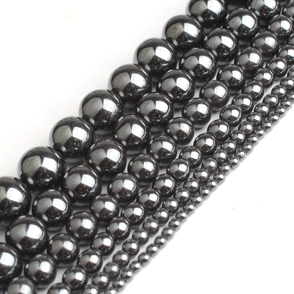 Hematite Stone Round Spacer Beads for Jewelry Making