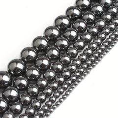 Hematite Stone Round Spacer Beads for Jewelry Making