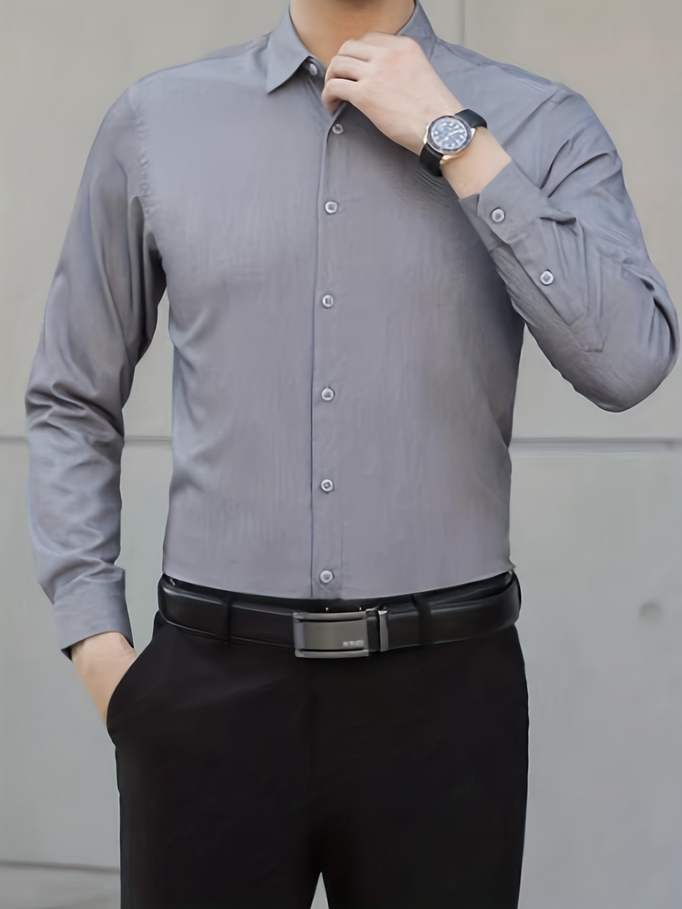 Men's Button Up Long Sleeve Shirt