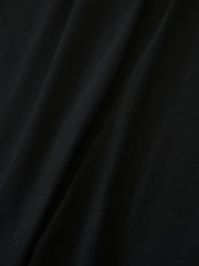 Solid Drawstring Side Pants Plus Size