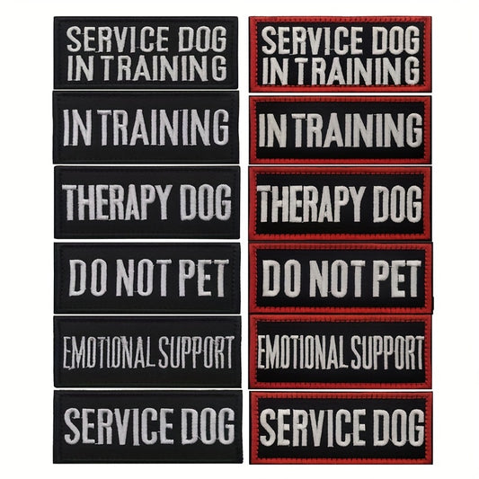 Service Dog Patch for Pet Harness- Training Seal Cloth Patch