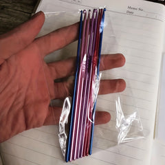 Colorful Aluminum Crochet Hook Set Knitting Tools Kit for Knitter
