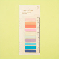 Morandi Index Stickers, 10 Colors, Transparent, Student Reading Marking Stickers