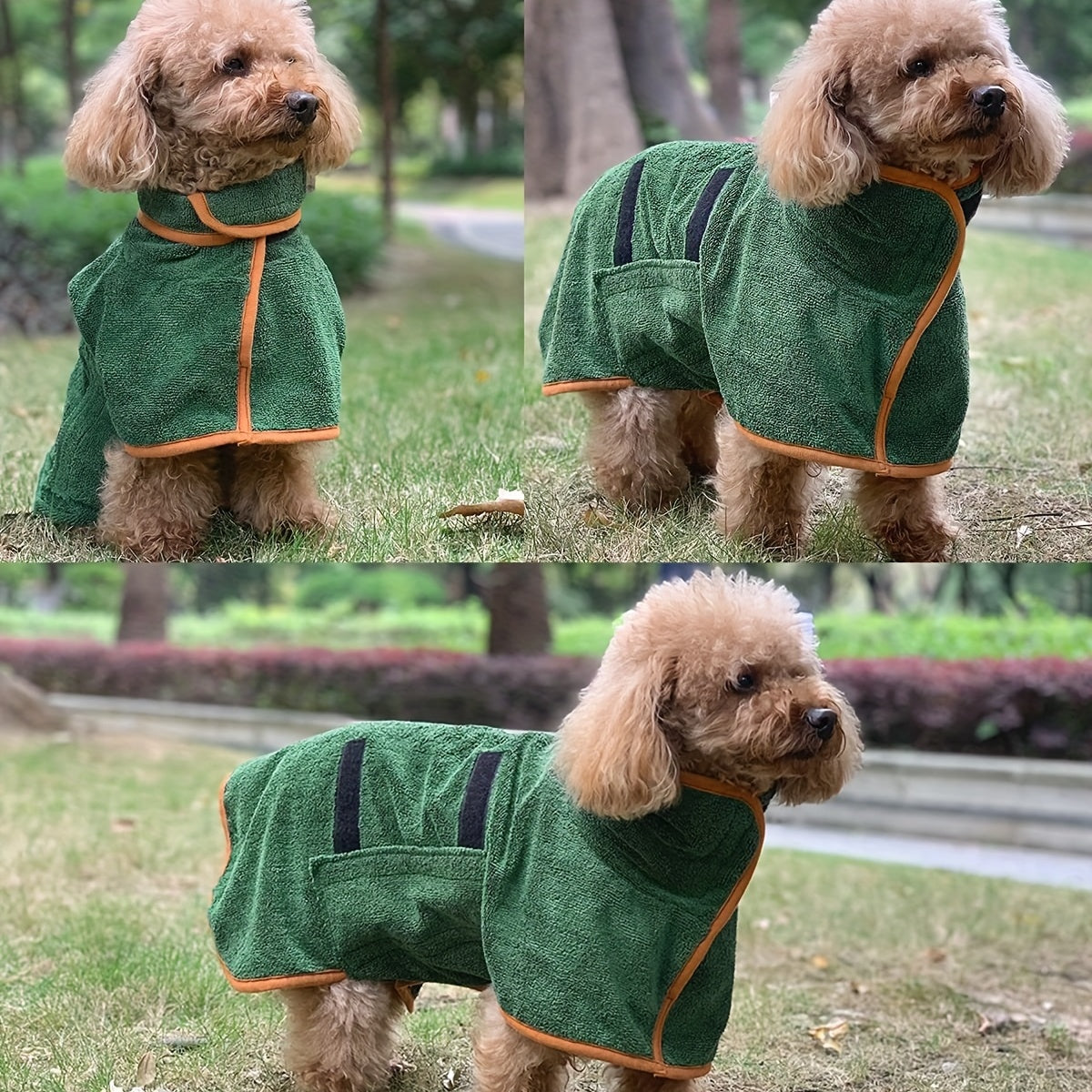 Quick Dry Pet Bathrobe for Dogs and Cats