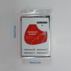 Portable Emergency Survival Blanket for Camping - First Aid Thermal