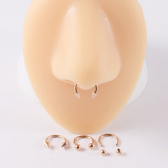 12PC Stainless Steel Body Piercing Jewelry Set 16G Nose Lip Tongue Cartilage