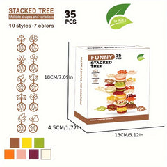 Stack & Solve Tree Toy Building Blocks