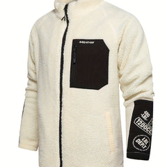 Retro Sherpa Jacket Zip Up Spring Fall Outdoor