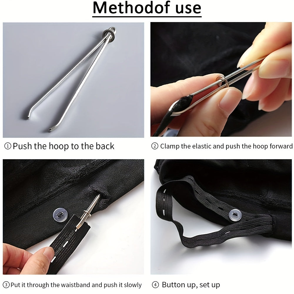 Garment Clips Sewing DIY Tools Elastic Band Tape Punch Cross Stitch Threader