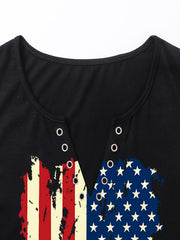 Print V Neck Tank Top for Women
