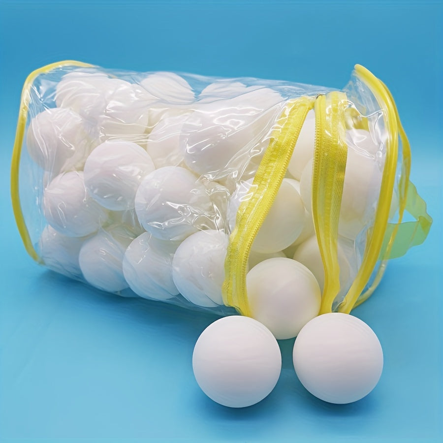 50-pack High Elasticity Table Tennis Balls in Convenient Packaging