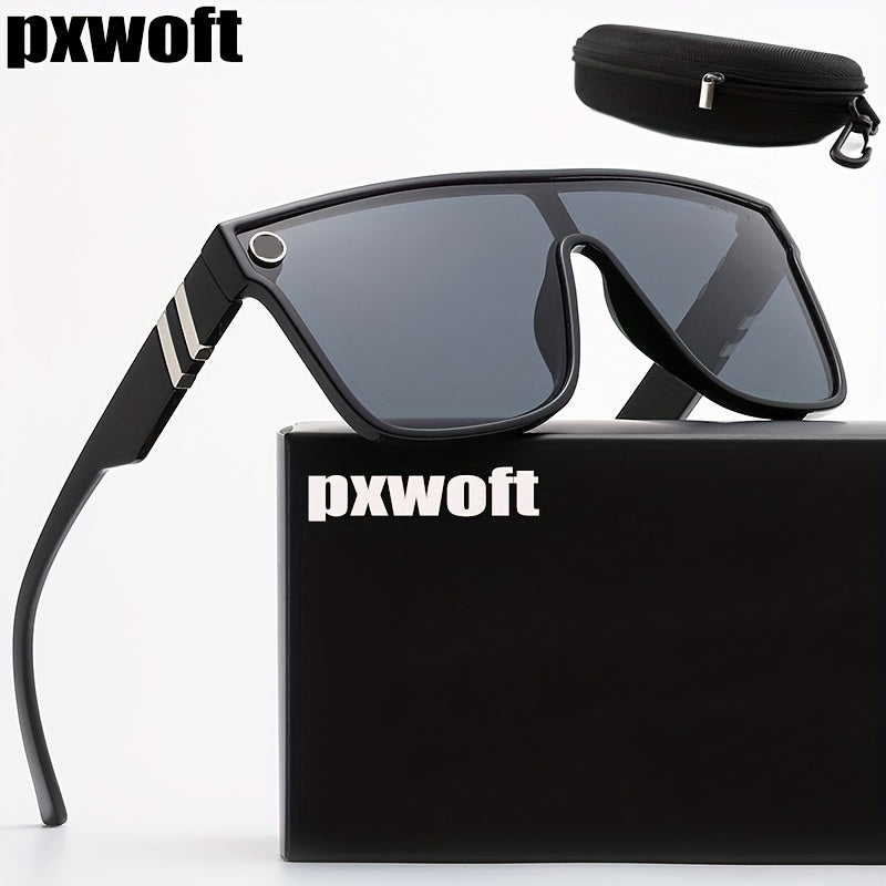 Pxwodoft Men's Cycling and Sports Sunglasses UV Resistant Dazzling Sunglasses