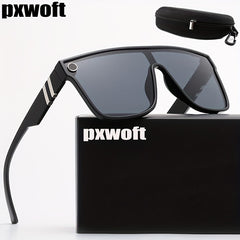 Pxwodoft Men's Cycling and Sports Sunglasses UV Resistant Dazzling Sunglasses
