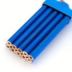 10pcs Red Woodworking Pencil Circular Marking Pen Dual Wood DIY Manual Tool