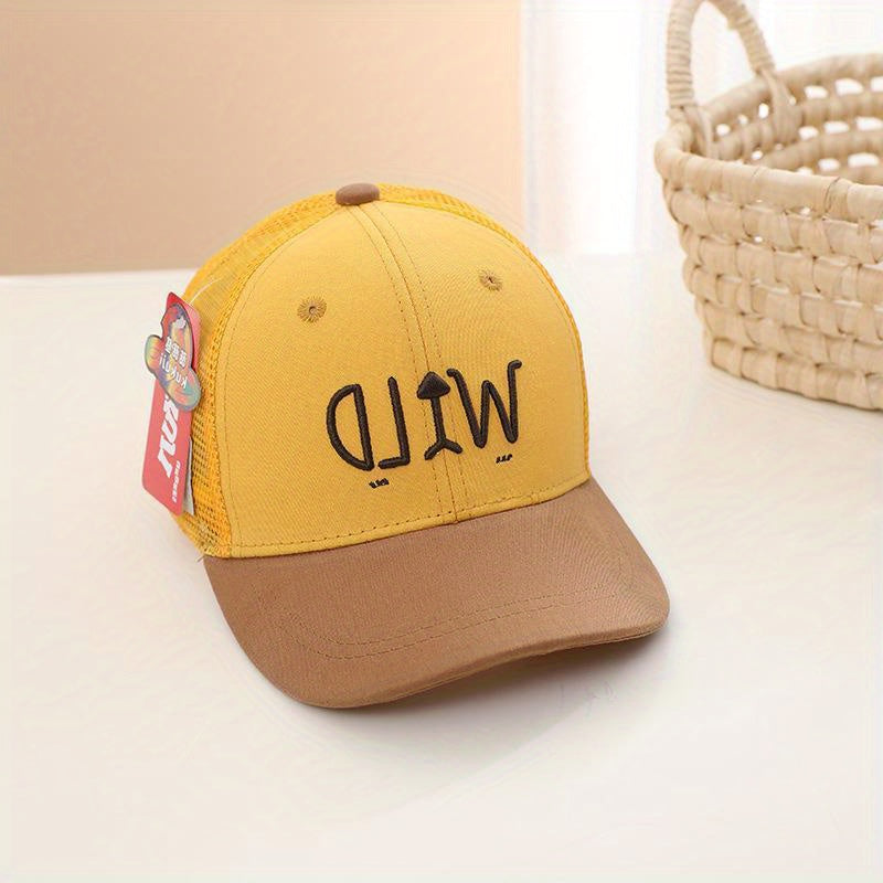 Unisex Adjustable Casual Baseball Cap with WILD Embroidery