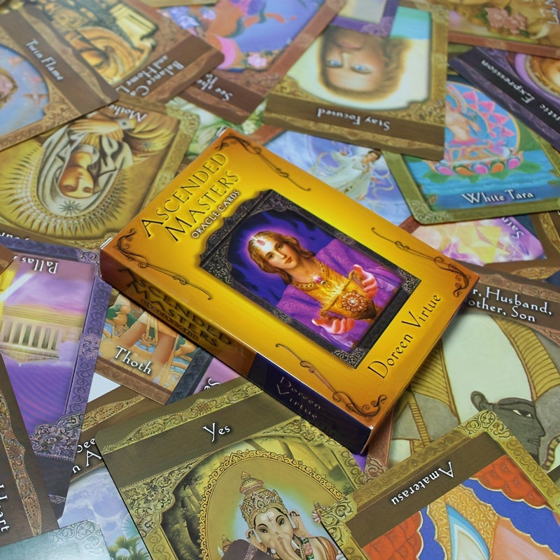 Ascended Masters Oracle Cards Deck - Spiritual Guidance and Wisdom
